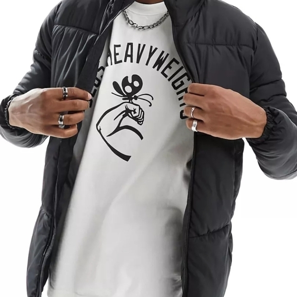 French Connection Mens Puffer Jacket Small - Picture 2 of 10